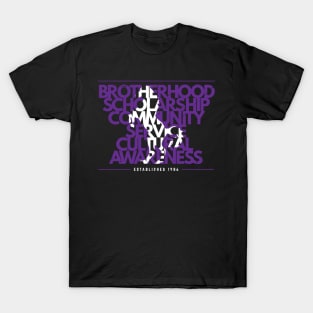 1986 Coast To Coast Lambda Beta Royal Purple Sigma Lambda T-Shirt